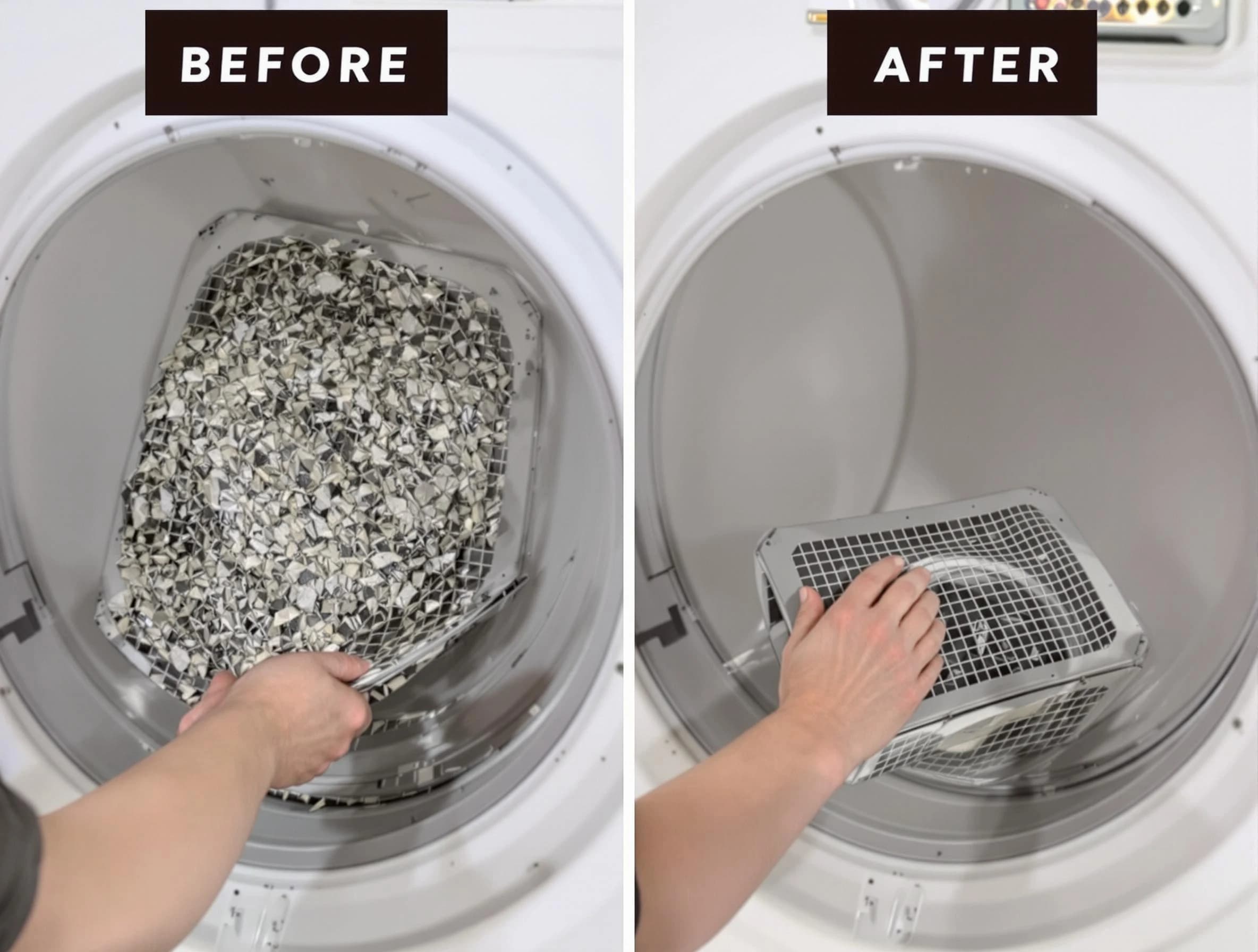 Professional lint trap cleaning by Franklin Dryer Vent Cleaning in Franklin